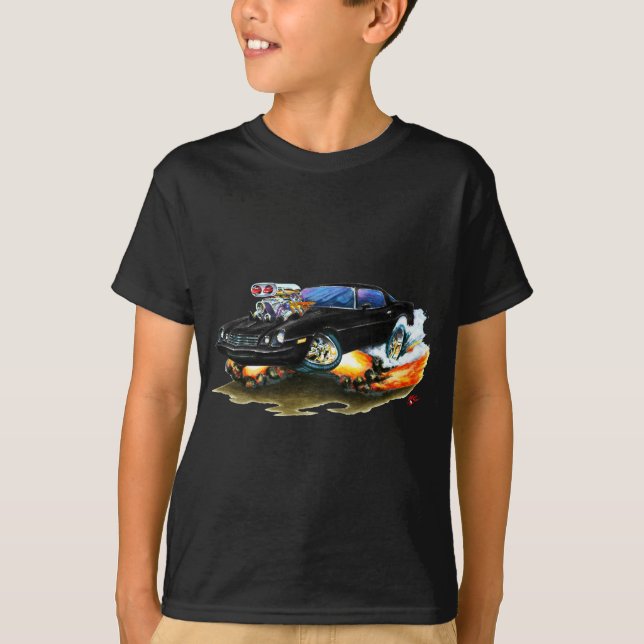 T-shirt Voiture 1979-81 noire de Camaro (Devant)
