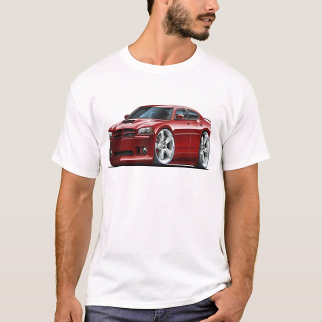 T-shirt Voiture 2006-10 marron du chargeur SRT8 (Devant)