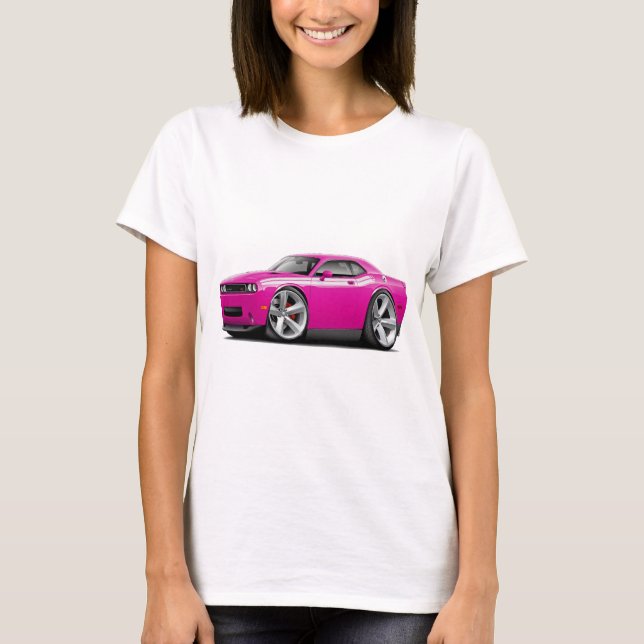 T-shirt Voiture 2009-11 Fuschia-Blanche du challengeur (Devant)
