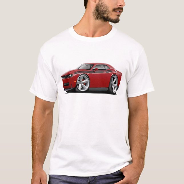 T-shirt Voiture 2009-11 Marron-Noire du challengeur droite (Devant)