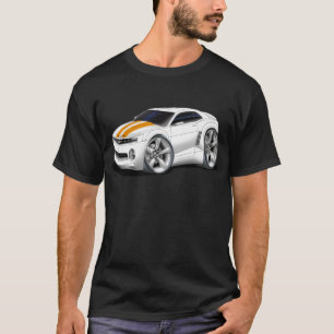T-shirt Voiture 2010-11 Blanc-Orange de Camaro