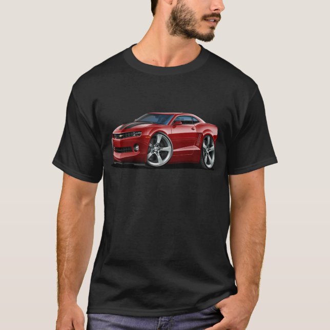 T-shirt Voiture 2010-12 Marron-Noire de Camaro (Devant)