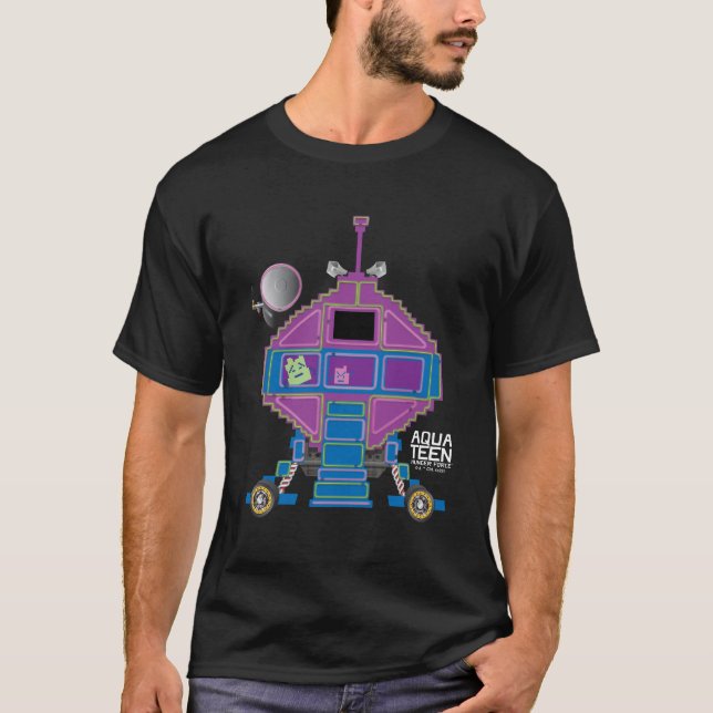 T-shirt Voiture Aqua Ado Hunger Force Mooninites (Devant)