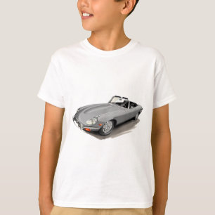 T-shirt Voiture argentée de Jaguar XKE