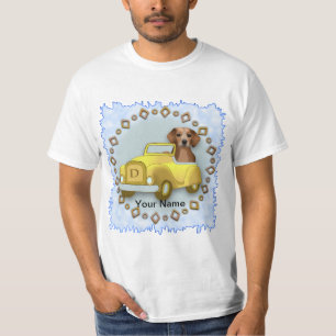 T-shirt Voiture beagle