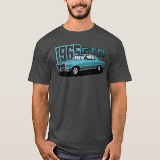 T-shirt Voiture classique 1965 65 GTO Muscle Old School Bl