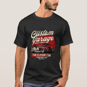 T-shirt Voiture classique sur mesure Garage