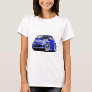 T-shirt Voiture de bleu de Fiat 500