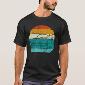 T-shirt Voiture de bug de coléoptère vintage 2