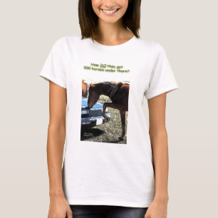 T-shirt Voiture de cheval 300 drôle