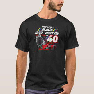 T-shirt Voiture de course 40e Anniversaire Costume Racer C