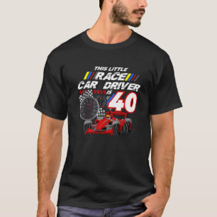 T-shirt Voiture de course 40e Anniversaire Costume Racer C