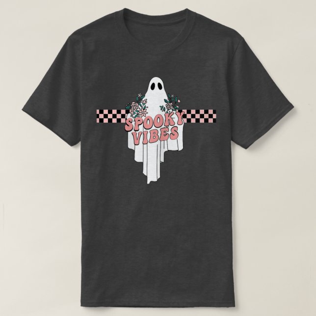 T-shirt Voiture de course À damiers Vibes Déplaisantes Ret (Design devant)