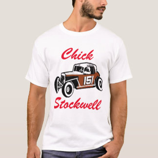 T-shirt Voiture de course ancienne de Stockwell de poussin
