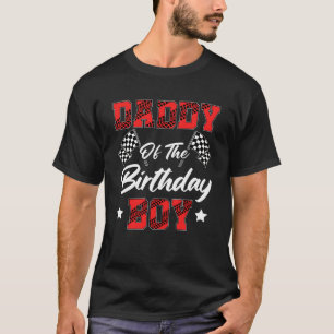 T-shirt Voiture De Course Papa De L'Anniversaire Garçon Ra