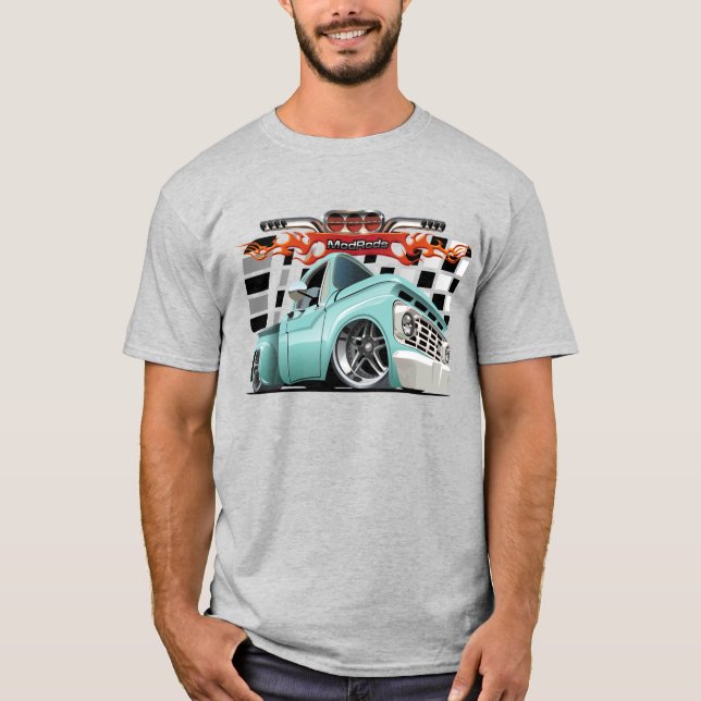 T-shirt Voiture de dessin (Devant)