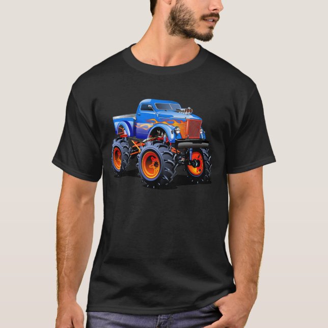 T-shirt Voiture de dessin (Devant)