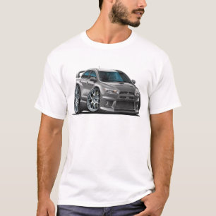 T-shirt Voiture de gris de Mitsubishi Evo