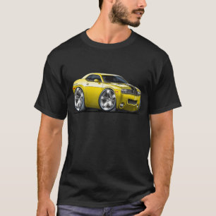 T-shirt Voiture de jaune de challengeur de Dodge
