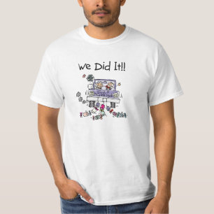 T-shirt Voiture de Mariage mariée