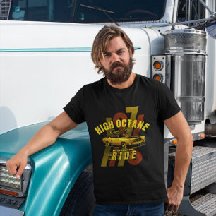 T-shirt Voiture de musculation à haute octane Côte Ouest