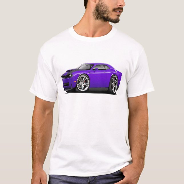 T-shirt Voiture de pourpre de challengeur de Hurst (Devant)