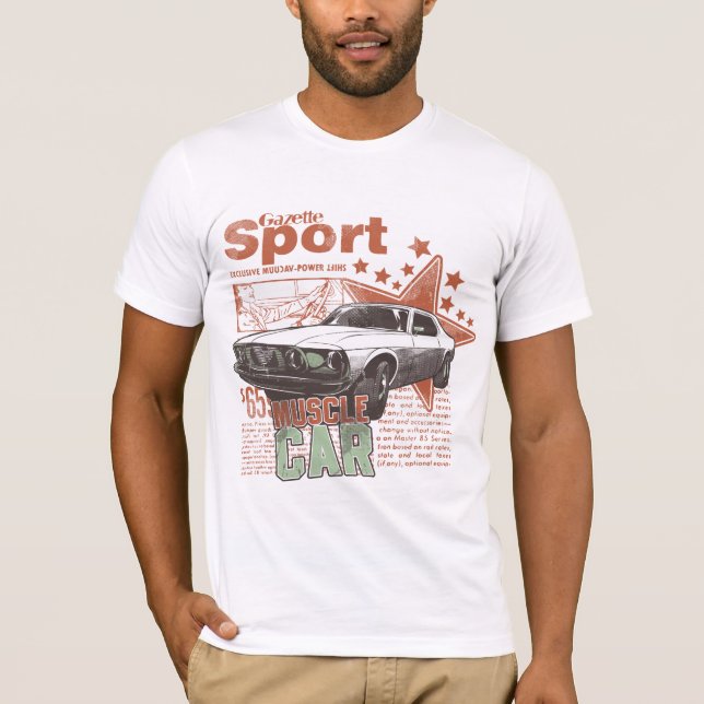 T-shirt Voiture de sport (Devant)