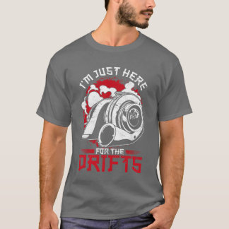 T-shirt Voiture de sport automobile juste ici pour les dér