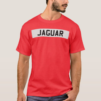 T-shirt Voiture de sport classique britannique Jaguar Blan