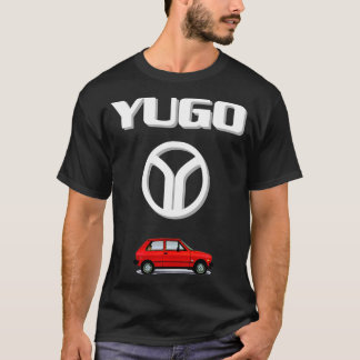 T-shirt voiture du logo Yugo