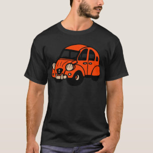 T-shirt voiture française vintage de 2 cv