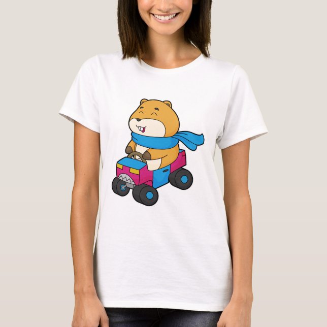 T-shirt Voiture Hamster (Devant)