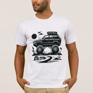 T-shirt Voiture hors route vintage