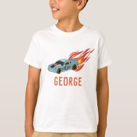 Voiture Hot Blue Racing pour enfants