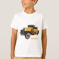 Voiture jaune classique 1931