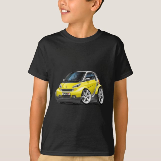 T-shirt Voiture jaune intelligente (Devant)