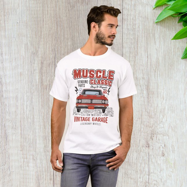T-shirt Voiture Muscle Classique (Créateur téléchargé)