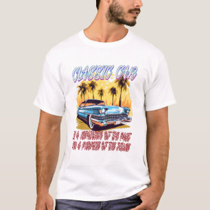 T-shirt voiture musclée vintage