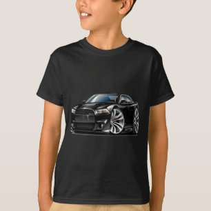 T-shirt Voiture noire du chargeur SRT8 de Dodge