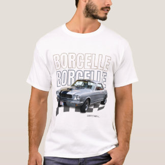 T-Shirt Voiture Rétro Gras Noir