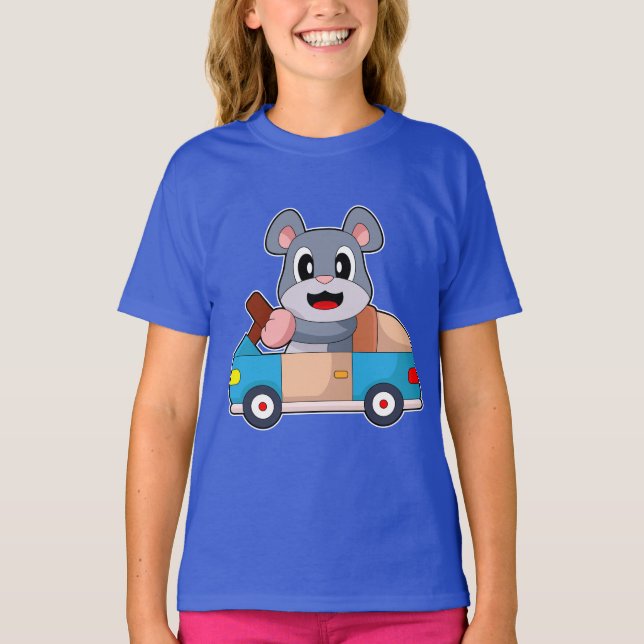 T-shirt Voiture souris (Devant)
