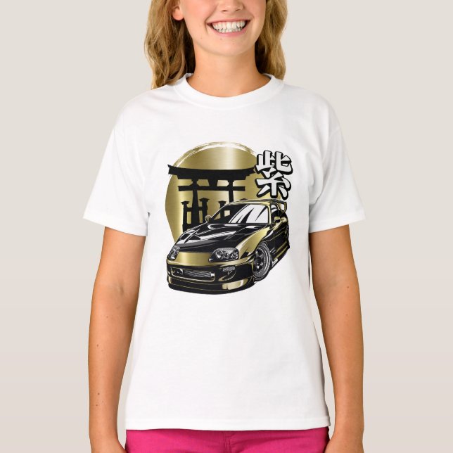 T-shirt Voiture Supra Mk 4 Golden Drift (Devant)