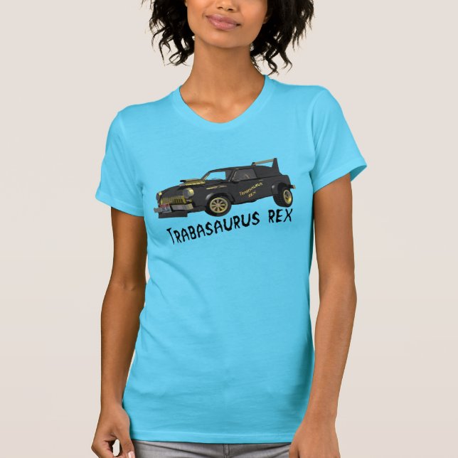 T-shirt Voiture Trabant Est Allemande Personnalisée (Devant)