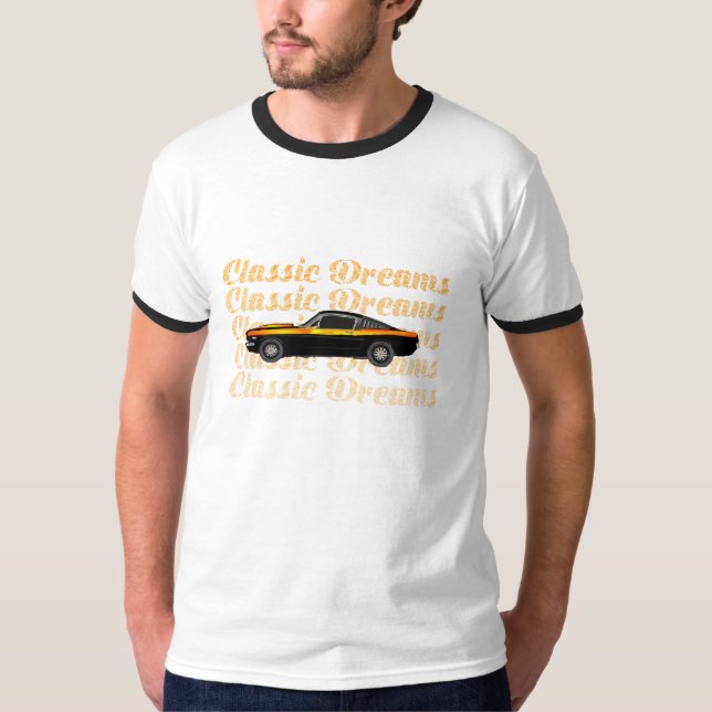 T-shirt Voiture Vintage Classic Dreams (Devant)