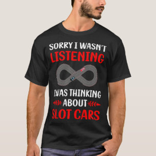 T-shirt Voitures à fente non écoute Slotcar Slotcars