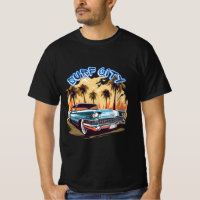 Voitures Américaines Musclées Vintage d'Été
