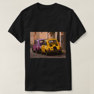 T-shirt Voitures classiques italiennes Fiat 500 à Rome Ita