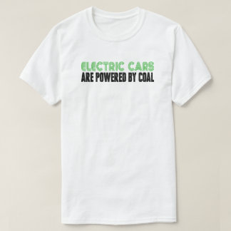 T-shirt Voitures Électriques Alimentées Par La Lutte Contr
