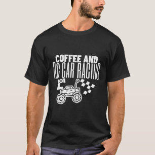 T-shirt Voitures Éloignées Courses Café Et Voitures Rc