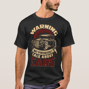 T-shirt Voitures Funny Car Ingénieur Mécanicien Amateurs